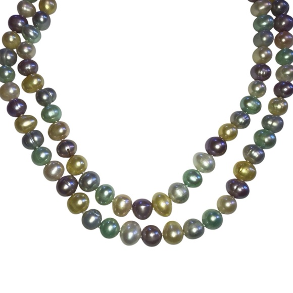 Colorful Freshwater Pearl Necklace - Picture 9 of 10